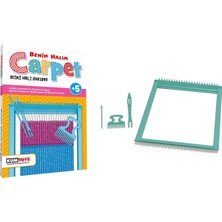 Shop A Way Kumtoys Benim Halım Carpet Mini Halı Kilim Dokuma Tezgahı Kutulu Mavi