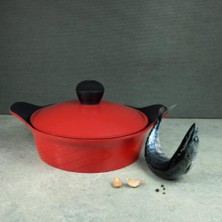 Shop A Way Primanova Anthony Alüminyum Sığ Tencere 24CM Kırmızı