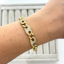 Xuping 14K Özel Seri Taşlı Gurmet Bileklik – 18+2 cm