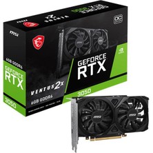 SHC4200 Msı Geforce RTX3050 Ventus 2x E 6g 6gb Gddr6 96BIT 2xhdmı 1xdp Ekran Kartı