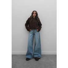 Havoş Açık Mavi Mona Wide Leg Jean