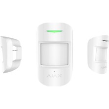 SHC4200 Ajax Combiprotect Kablosuz Hareket Pir ve Cam Kırılma Kombine Dedektör Beyaz