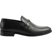 Enfield&Co Erkek Günlük Ayakkabı 5112 Düz Siyah Antik