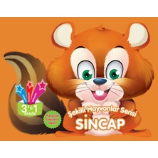 Parıltı Yayınları Şekilli Hayvanlar Serisi - Sincap