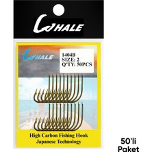 Olta Iğnesi - Whale - 1404B - Bronz - No: 2 (50'li Paket)