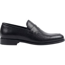 Enfield&Co Erkek Günlük Ayakkabı 5111 Düz Siyah Antik