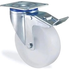 Shopwave Döner Tablalı Teker (Frenli) - 125X40 - Mmb HKS336 - 1 Adet