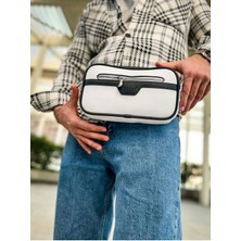 SHC4200 CH101 Poani Tablet Erkek Çanta Beyaz/sıyah