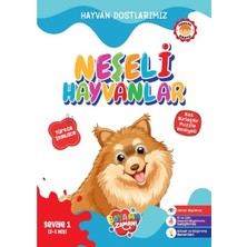 Boyama Zamanı Hayvan Dostlarımız - Neşeli Hayvanlar Seviye 1 (2-3 Yaş)