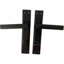 SHC4200 Adil Riva Mat Siyah Wc Kapı Kolu