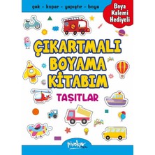 Pinokyo Yayınları Çıkartmalı Boyama Taşıtlar