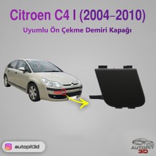 AutoPit 3D Citroen C4 I (2004–2010) Uyumlu Ön Çeki Demiri Kapağı