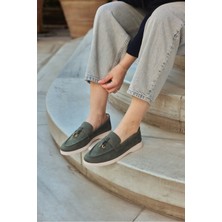 Milaya Shoes Carmen Süet Kadın Günlük Ayakkabı