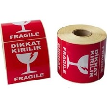 Kırılır Etiketi 100X100 250'LI 1 Rolu