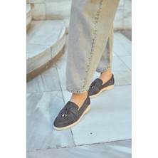 Milaya Shoes Carmen Süet Kadın Günlük Ayakkabı