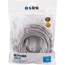 SHC4200 S-Link SL-CAT610, Cat6, Patch, 10MT, Kablo (Gri)