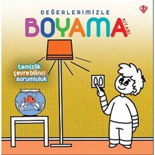Türkiye Diyanet Vakfı Yayınları Değerlerimizle Boyama Kitabı Temizlik Çevre Bilinci Sorumluluk