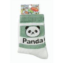 Starseven Panda Kolej Çorap 8*28