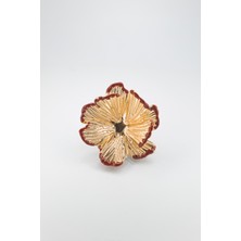 Stella Fortis Çiçek Formlu Çift Renkli Gold Kadın Küpe | Sf Bold Serisi