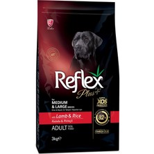 Shop A Way Plus Orta Büyük Irk Kuzu Yetişkin Köpek Maması 3 kg
