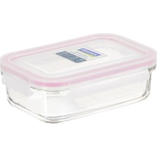 Shop A Way Glasslock Primanova Dikdörtgen Cam Saklama Kabı, 400 ml