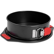 Shop A Way Woll Bakeware Yuvarlak Pasta Kalıbı, Çap 20 Cm, Sızdırmaz Tabanlı, Hızlı Kilitleme ve 230°C'YE Kadar