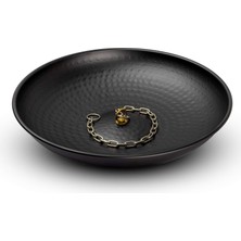 Shop A Way Monarch Rain Chains 29125 Siyah Toz Kaplamalı 38 cm Yağmur Zinciri Havzası Elle Dövülmüş Yumuşak Çel