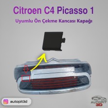 AutoPit 3D Citroen C4 Picasso I Uyumlu Ön Çeki Demiri Kapağı