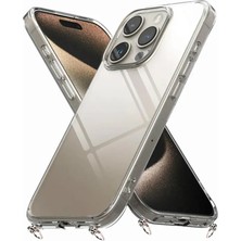 Hippi Iphone 14 Pro Max Uyumlu Şeffaf Askılı Telefon Kılıf