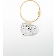 Kalıpcım Kedi Tüyü Saklama Anahtarlık