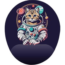 Shop A Way Astronot Kedi Bilek Destekli Mouse Pad