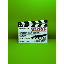 Klaket Tablo / Duvar Dekoru - Scarface (Yaralı Yüz)