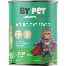 Shop A Way Bypet Kuzu Etli Yetişkin Yaş Kedi Maması 1 Adet -415 Gram Konserve