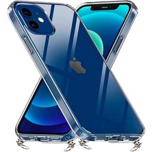 Hippi Iphone 14 Plus Uyumlu Şeffaf Askılı Telefon Kılıf