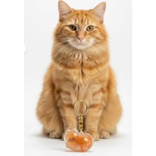 Kalıpcım Kedi Tüyü Saklama Anahtarlık