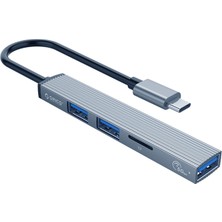 Shop A Way Orıco Type-C To 3 Portlu USB 3.0 Çoklayıcı Tf Micro Okuyucu Hub