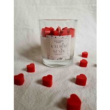 Dust Candle Studio Kalbim Senin – El Yapımı Kokulu Kalpli Soya Mum