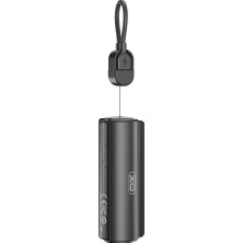 Shop A Way Xo Fenerli Mini Powerbank 5000MAH – Type-C Lightning, Ultra Taşınabilir Şarj Cihazı, LED Fenerli, Ty