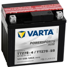 YTZ7S-BS – TTZ7S-BS Varta 12V 5 Ah Agm Motosiklet Aküsü