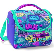 Shop A Way Kız Çocuk Lavanta Grafiti Okul Beslenme Çantası - Thermo Yalıtımlı