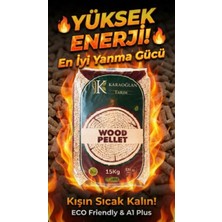 Karaoğlan Tarım Çam Peleti Sobası Organik Dumansız A1 Sertifikalı Tescilli Yakıtı