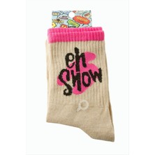 Starseven Gösteri Yazılı Kolej Çorap 8*28