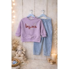 Baby Buu Kız Bebek Mevsimlik Alt Üst %100 Pamuk Waffle Takı