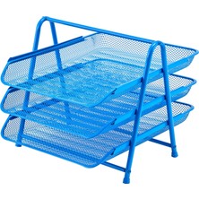 Shop A Way Perfore 3'lü Evrak Rafı Seti Bebe Mavi