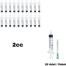Labbakkal Steril Enjektör 2 cc - 3 Parça 20 Adet