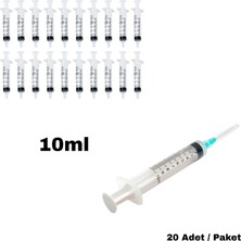 Labbakkal Steril Enjektör 10 cc - 3 Parça 20 Adet