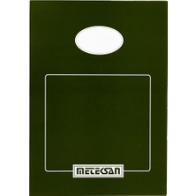 Shop A Way A4 Çizgisiz Klasik Bloknot, 50 Yaprak, Not Defteri, Karton Kapak, Yeşil