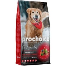 Shop A Way Prochoice Fit & Healthy, Yetişkin Köpekler Için, Hipoalerjenik, Kuzu Etli ve Pirinçli Kuru Mama, 3 K