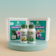 Carbonado 2 Adet Orchid Peat 7.5 L + Sıvı Bitki Besini 500 ml + Sıvı Deniz Yosunu 500 ml Paket