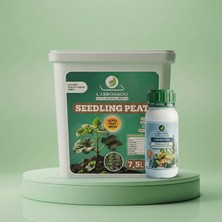 Carbonado Seedling Peat 7.5 L + Sıvı Bitki Besini 250 ml Yetiştirme Paketi